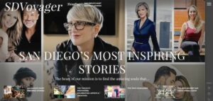 SDVoyager: Collage of San Diegans featured in inspiring stories.